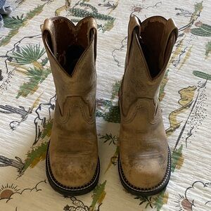 Ariat Brown Leather Cowboy Boots